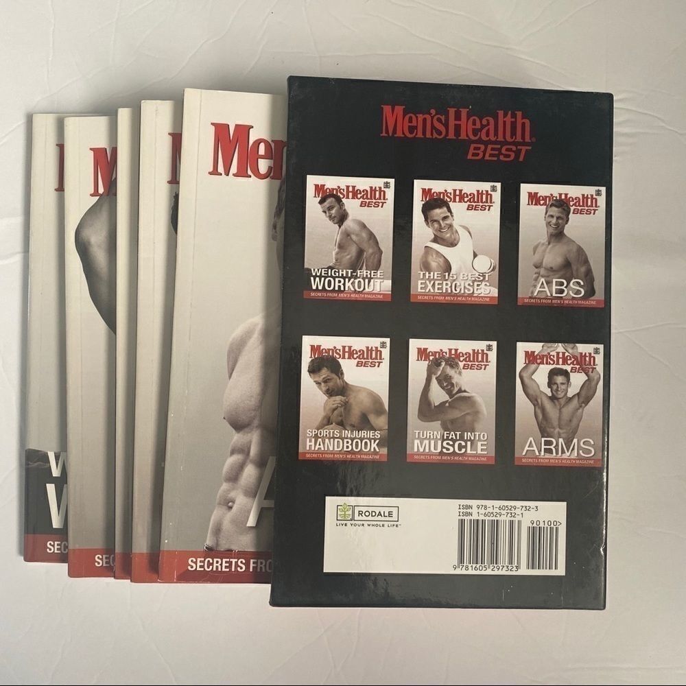 Men’s health workout book set - Picture 3 of 3